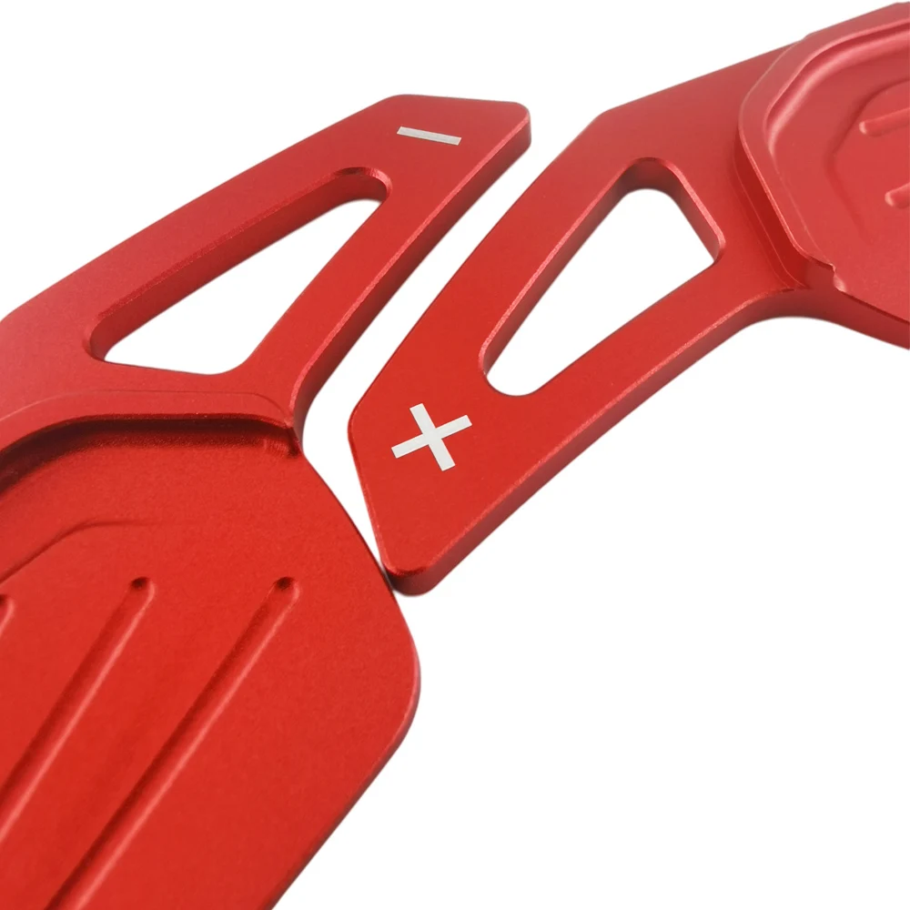 شيفتر مجداف لسكودا RS MK4 اوكتافيا IV الكشفية 2021 2022 ENYAQ iv كاروك كودياق سكالا عجلة توجيه سيارة DSG تمديد ملصقات #5