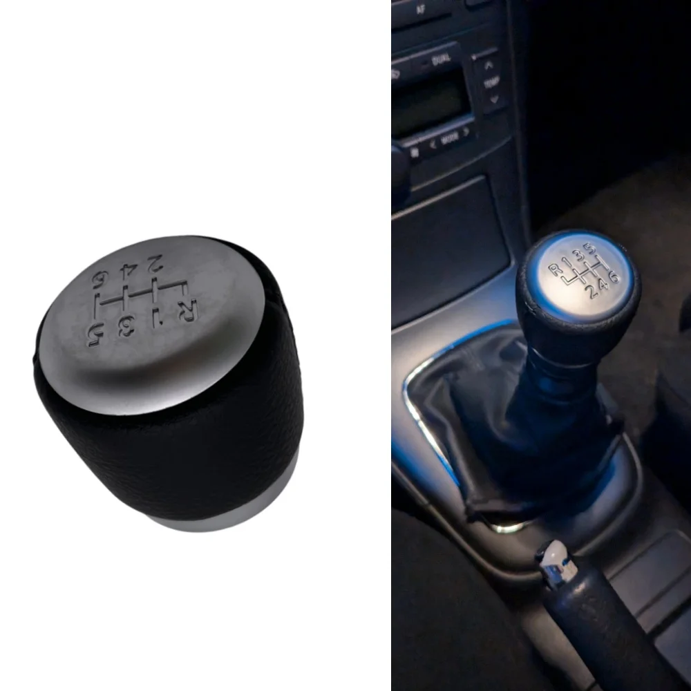 High Quality Car Manual Gear Stick Shift Knob 6 Speed Lever Pen Adapter Replacement For Toyota For Avensis T25 For Rav4