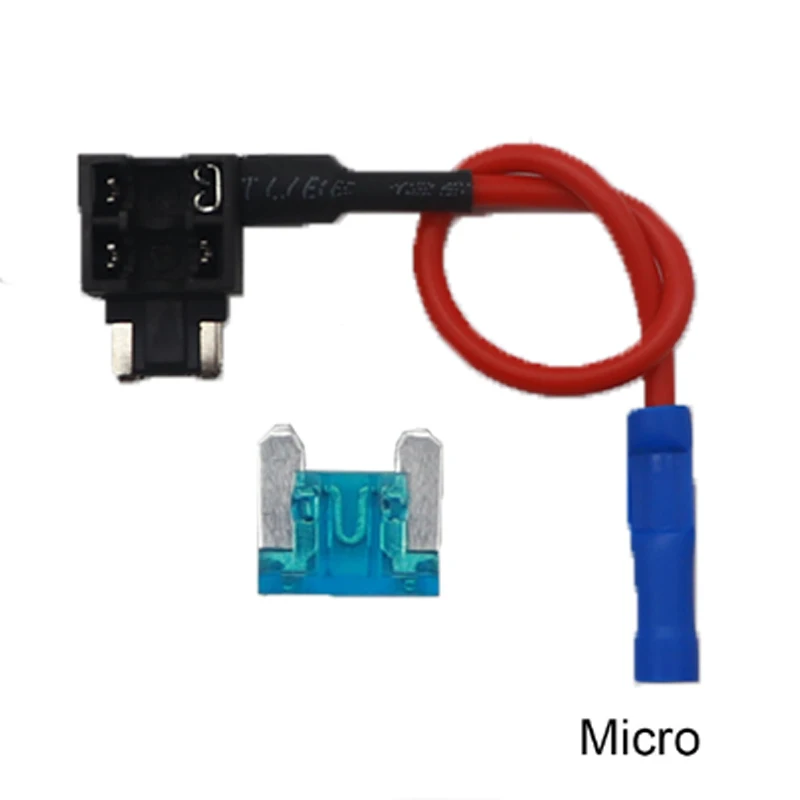 【2PCS】Micro 2 Mini Standard 12V Fuse Holder Add-a-circuit TAP Adapter ATM APM Blade Auto Fuse
