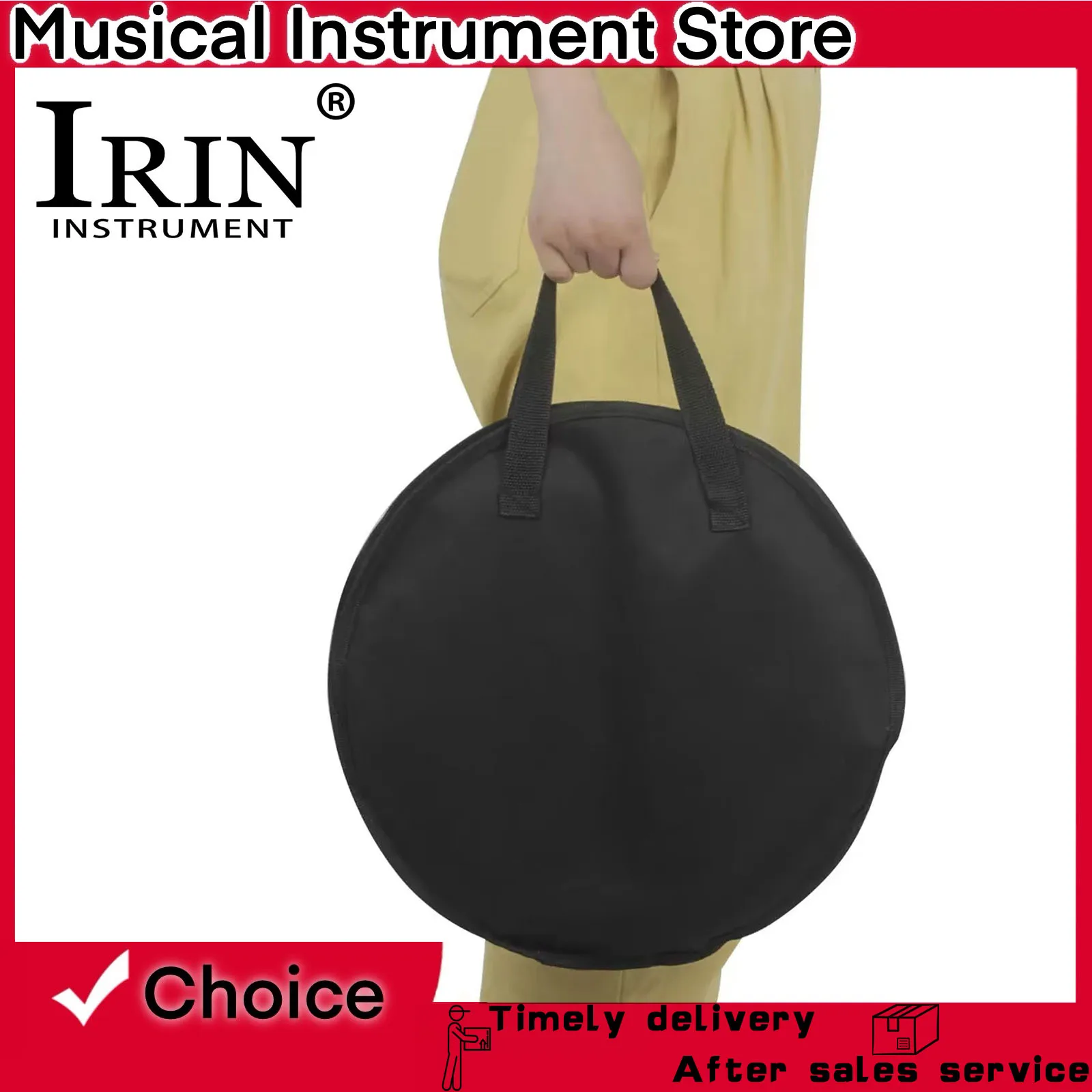 IRIN 14인치 덤 드럼 가방 고품질 타악기 액세서리 휴대용 소프트 케이스 방수 옥스포드 천 악기 부품