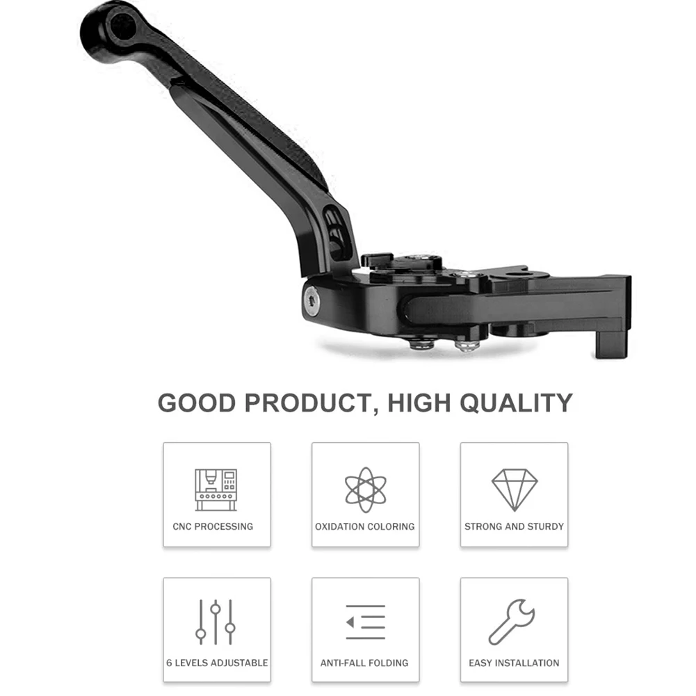 FOR Kawasaki Z125/PRO/KRT/SE/BR125 2015-NOW Folding Clutch and Brake Lever Set Adjustable Levers Accessories Parts view 4
