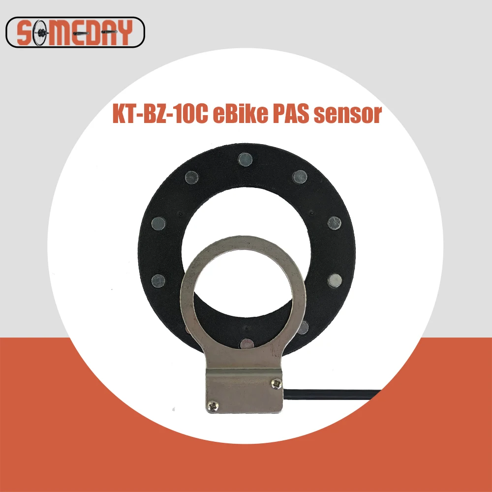 EBike Motor PAS Sensor KT-BZ-10C 10 Magnets Electric Bicycle Pedal Assistant Sensor 3Pin Connector for E-bike Conversion Parts