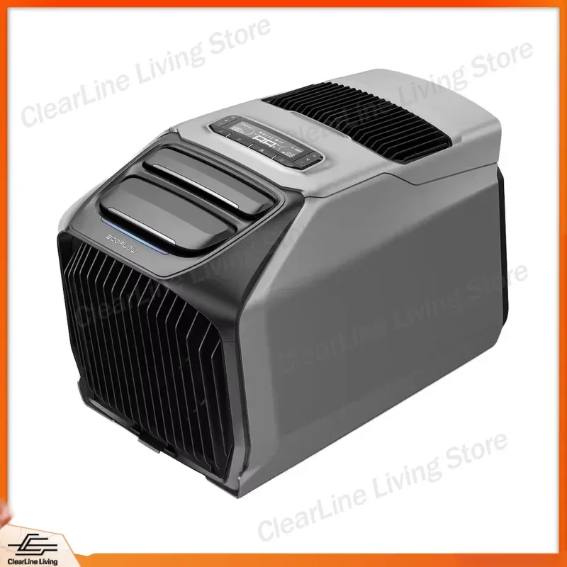 Portable Air Conditioner 6100 BTU Cooling 6800 BTU Heating Solar Powered AC Unit Fast Charge 75 Min for Camping RV Home