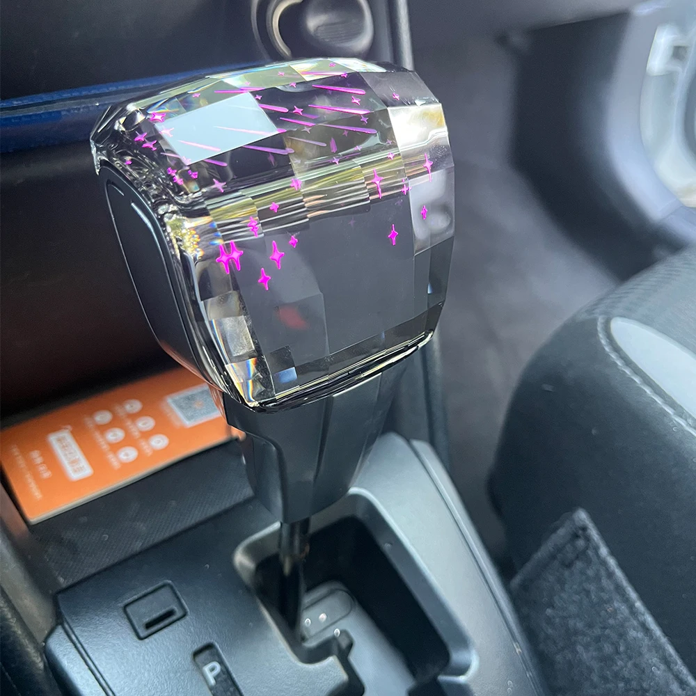 لميتسوبيشي أوتلاندر 3 لانسر X 2008 CVT كريستال الموسيقى ميلودي أضواء LED الملونة التلقائي علبة التروس مقبض والعتاد عصا