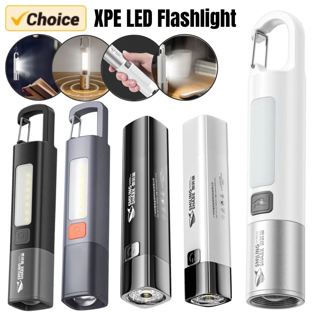 

Масштабируемый фонарик для кемпинга с USB-зарядкой, фонарик высокой яркости 1200 мАч, ультра яркий фонарик, внешний аккумулятор для отключения питания