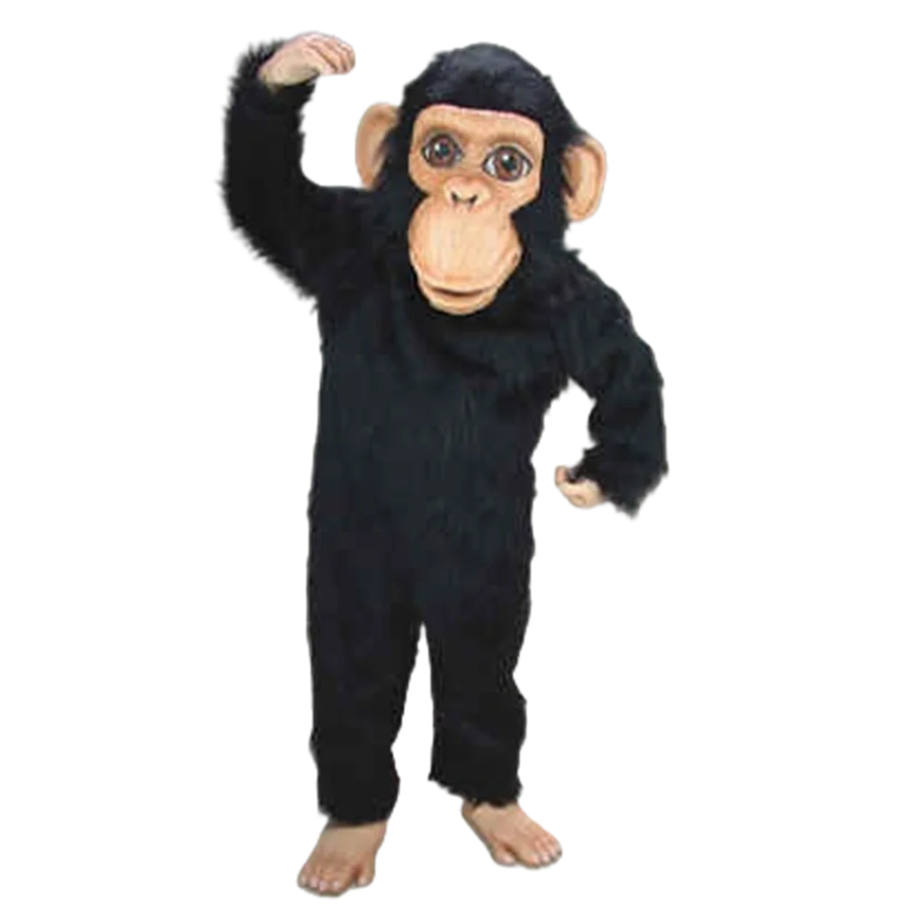 Forest Animal Theme Costume Mascot Chimp Mascot Costume Adult Size Halloween Mascotte Outfit Fit Suit Fancy Dress SW955