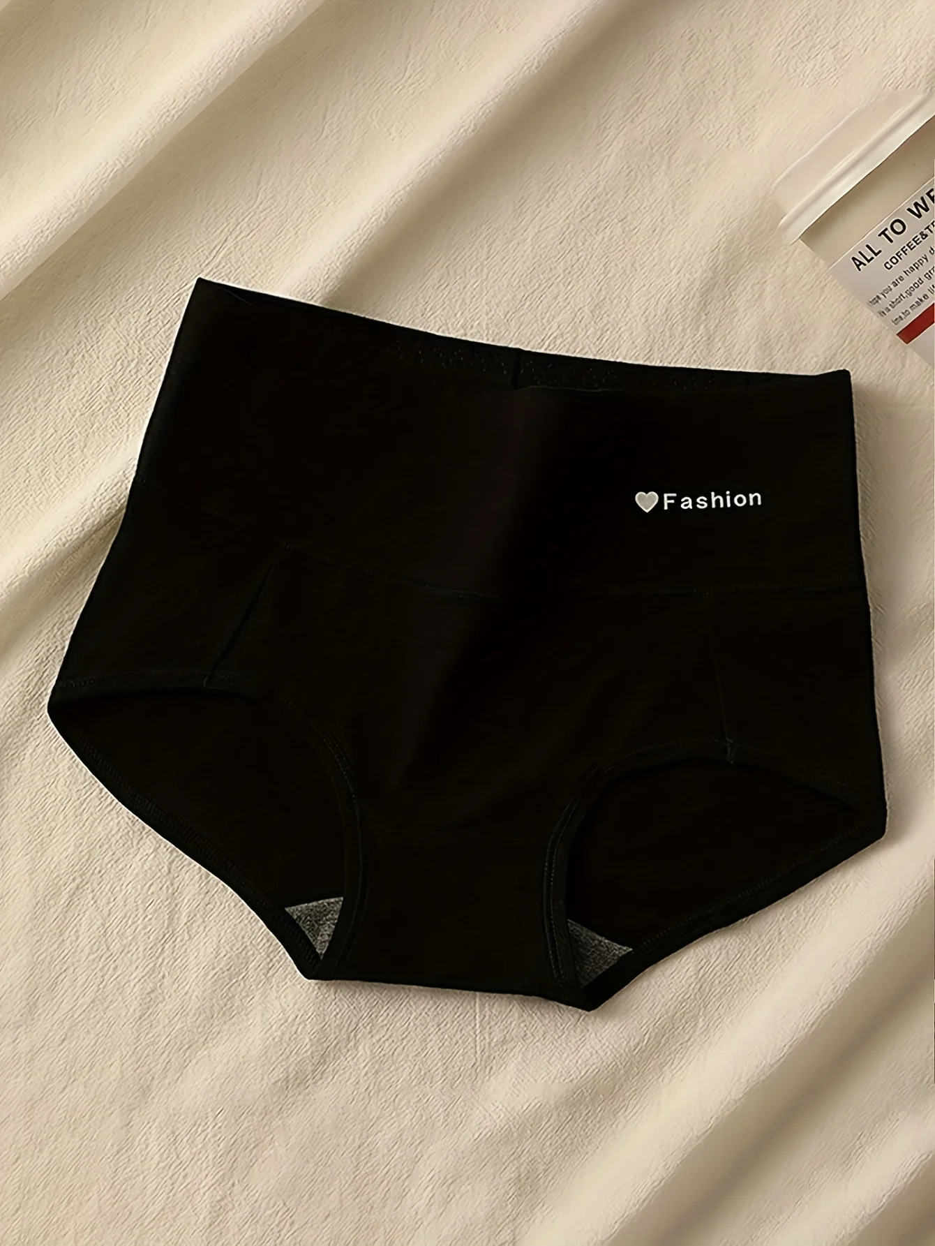 3 قطع من القطن بلون سادة منتصف الخصر للنساء، ملابس داخلية ناعمة ومريحة تسمح بمرور الهواء، ملابس داخلية نسائية عصرية