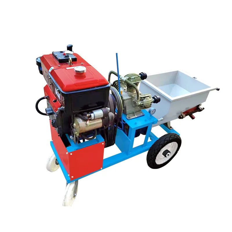 

Cement mortar spraying machine real stone paint gypsum high-pressure powder wall grouting machine