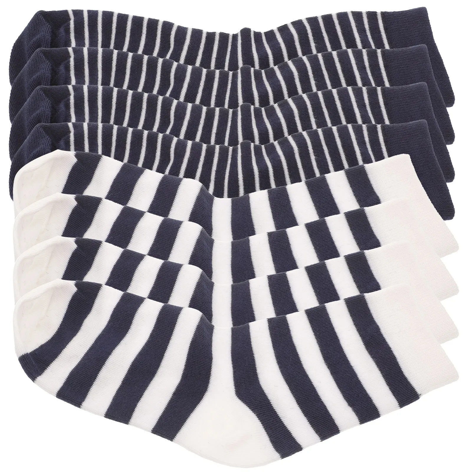 جوارب العجل، جوارب رياضية مخططة كورية للجري والمشي لمسافات طويلة في الهواء الطلق للجنسين، جوارب طويلة مريحة للساق #2