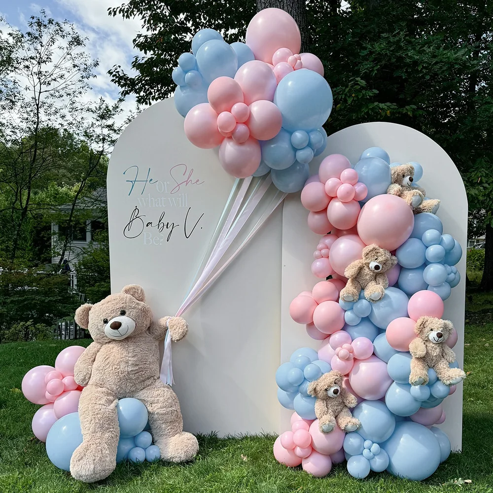 

Maca blue balloon set arch wedding beach Maca pink balloon happy birthday party balloon decoration children adult baby