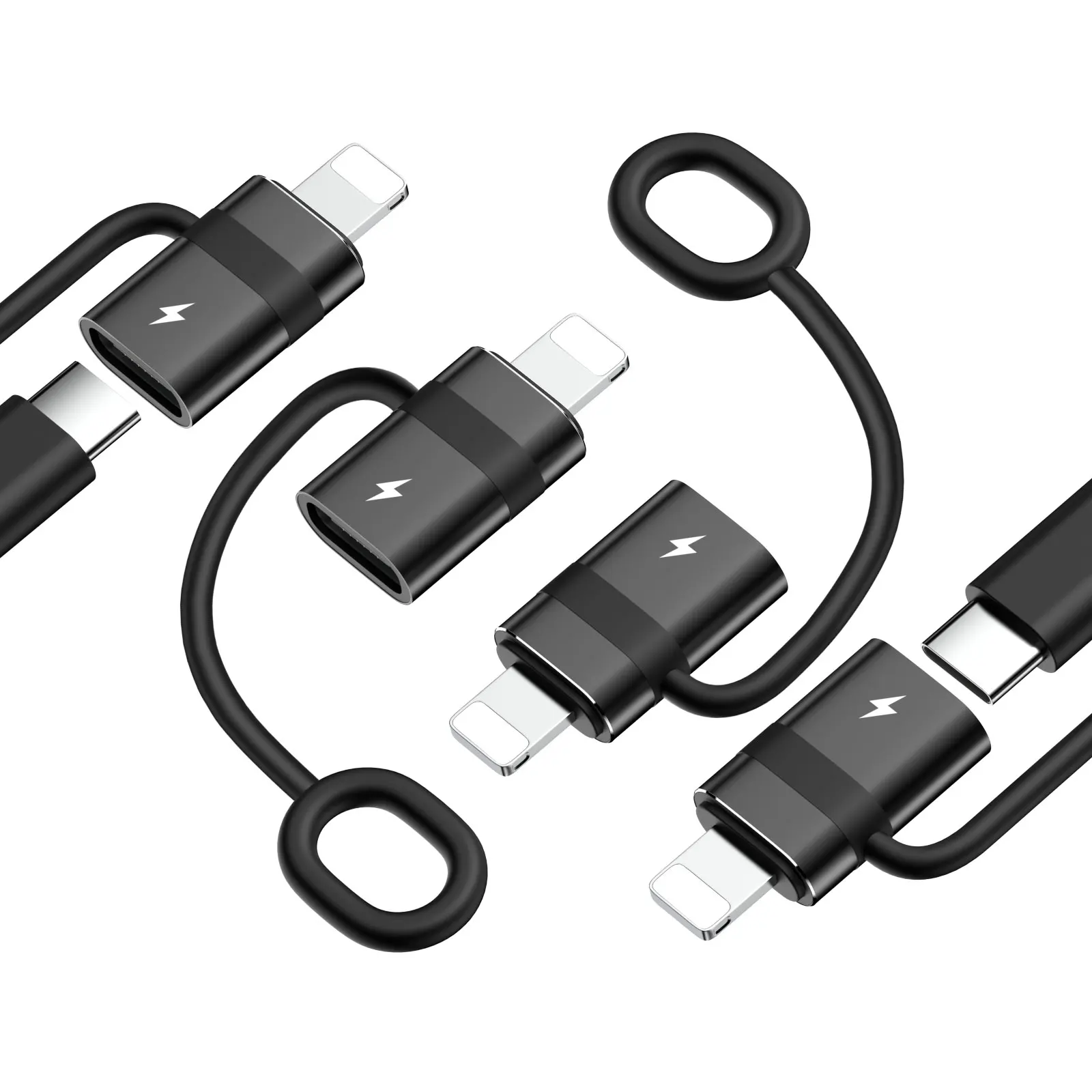 

Адаптер MoKo USB C — Lightning с быстрой зарядкой PD мощностью 36 Вт, не для аудио/OTG, адаптер USB-C «мама» — «папа» Lightning для iPhone 14