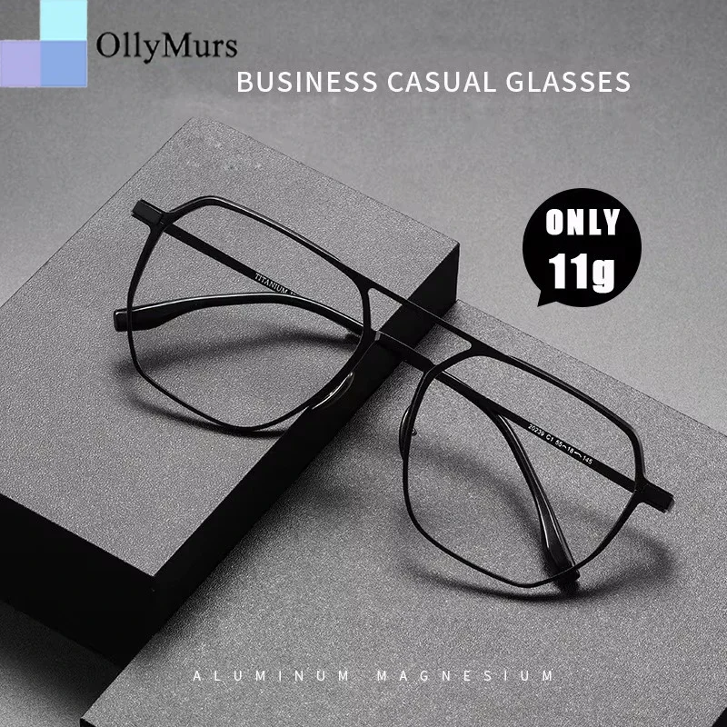 

Очки для чтения OLLYMURS Business: алюминиевая оправа, титановые линзы, защита от синего света, с возможностью индивидуальной коррекции зрения # 36