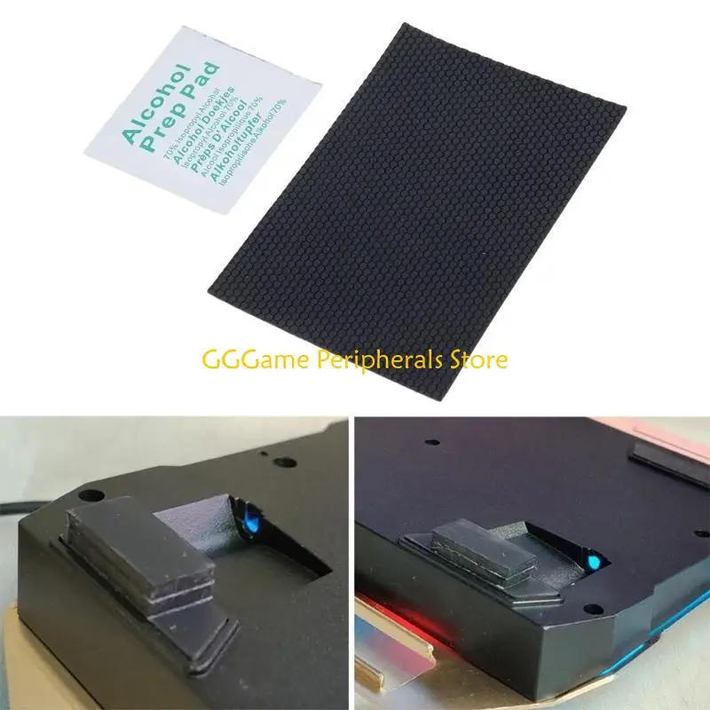 U55B DIY Keyboard Non Slip Keyboard Feet Foot Pads Adhesive Rubber Pads Black