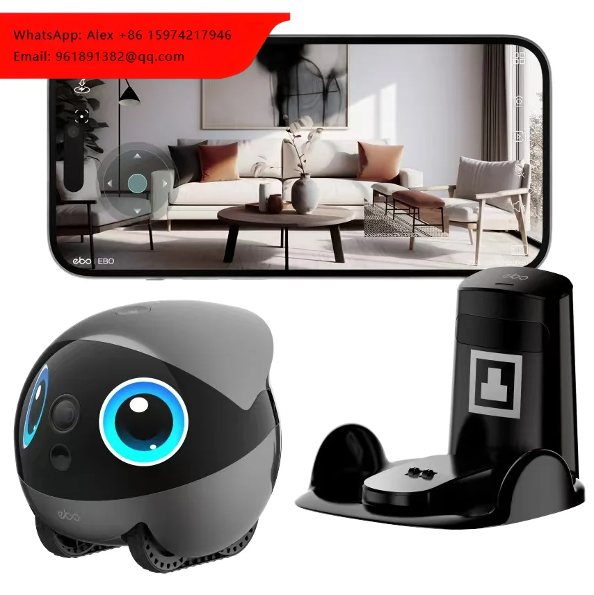 

EBO Air2 Plus Eco-friendly Plastic Intelligent Dog Robot With App Control And Dual Way Audio Communication