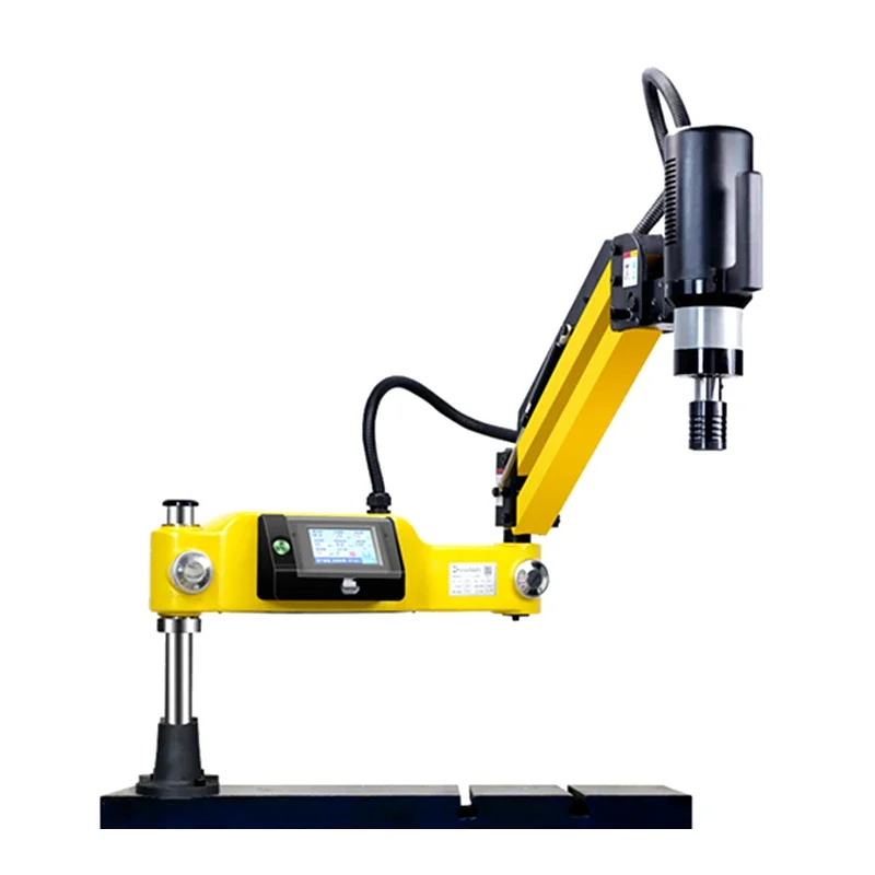 Imagem -04 - Máquina de Rosqueamento e Perfuração Elétrica M3-m20 M6-m36 com Mandril Iso Jis Din Opcional Tela de Toque Vertical Universaltapper