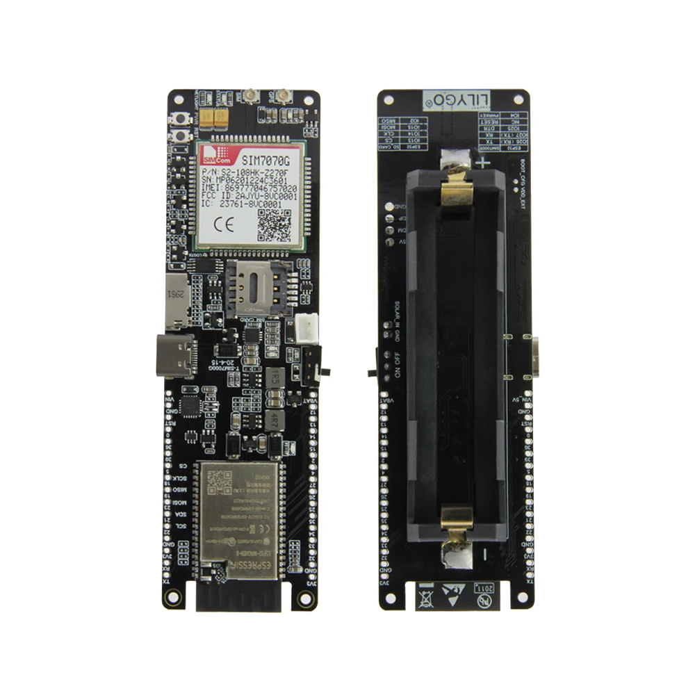LILYGO T-SIM7070G ESP32 SIM Development Board CatM/Cat-NB/GPRS/EDGE Flash 4MB LPWA GNSS WIFI Bluetooth Module