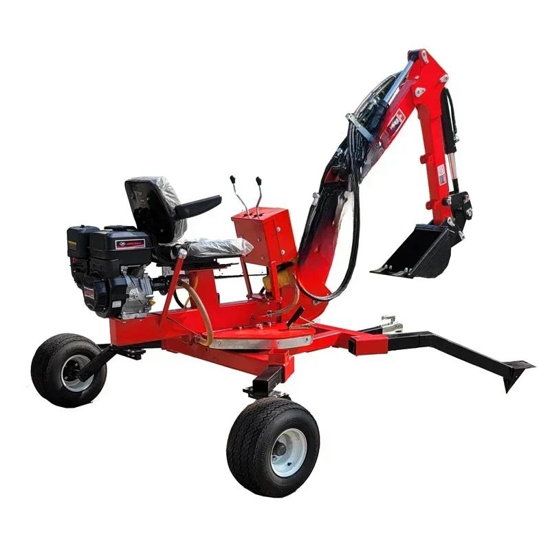 Portable mountain orchard small excavator, truck mounted excavator, nursery trenching small excavator