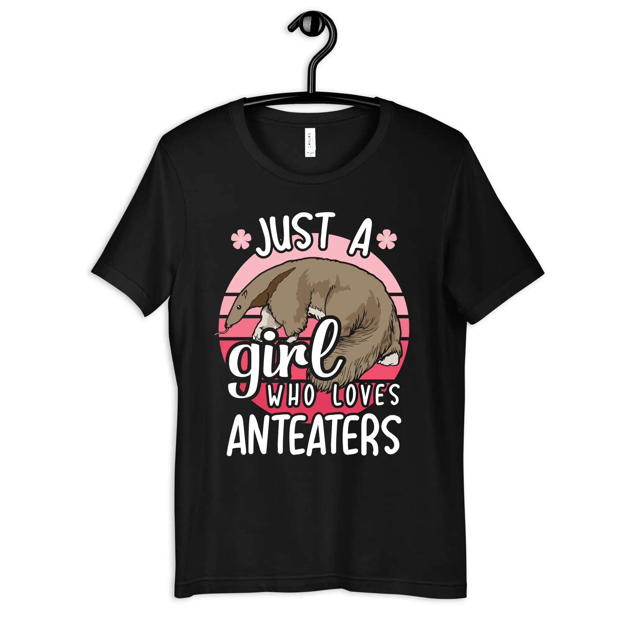 

Футболка с надписью «Just A Girl Who Loves Anteaters»