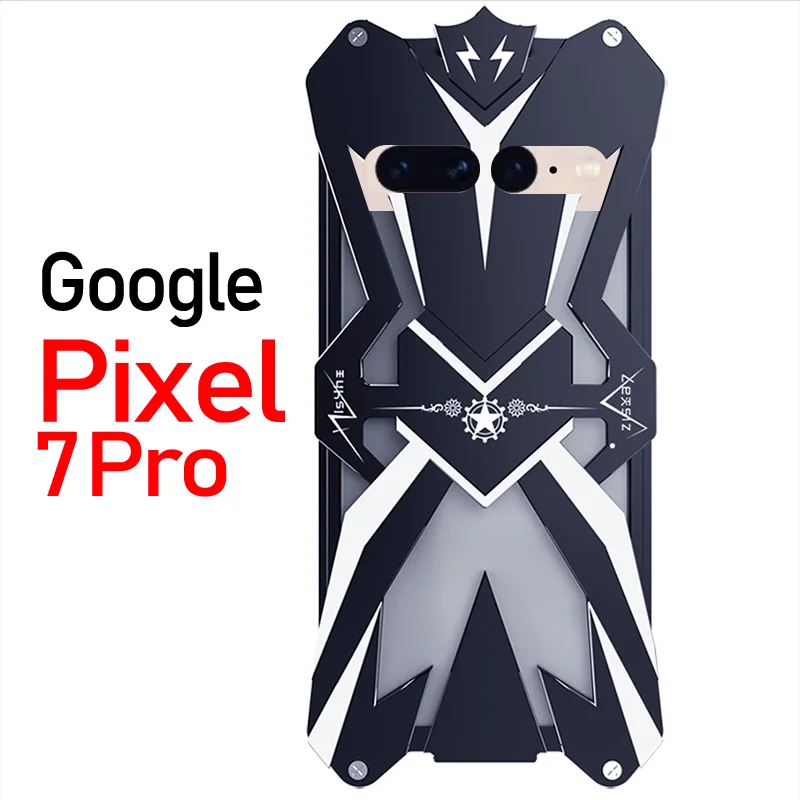 Metal Steel Machinery Series Cases Thor Heavy Duty Armor Aluminum Phone Covers For Google Pixel 7 6 Pixel7 Pro CASE Cover