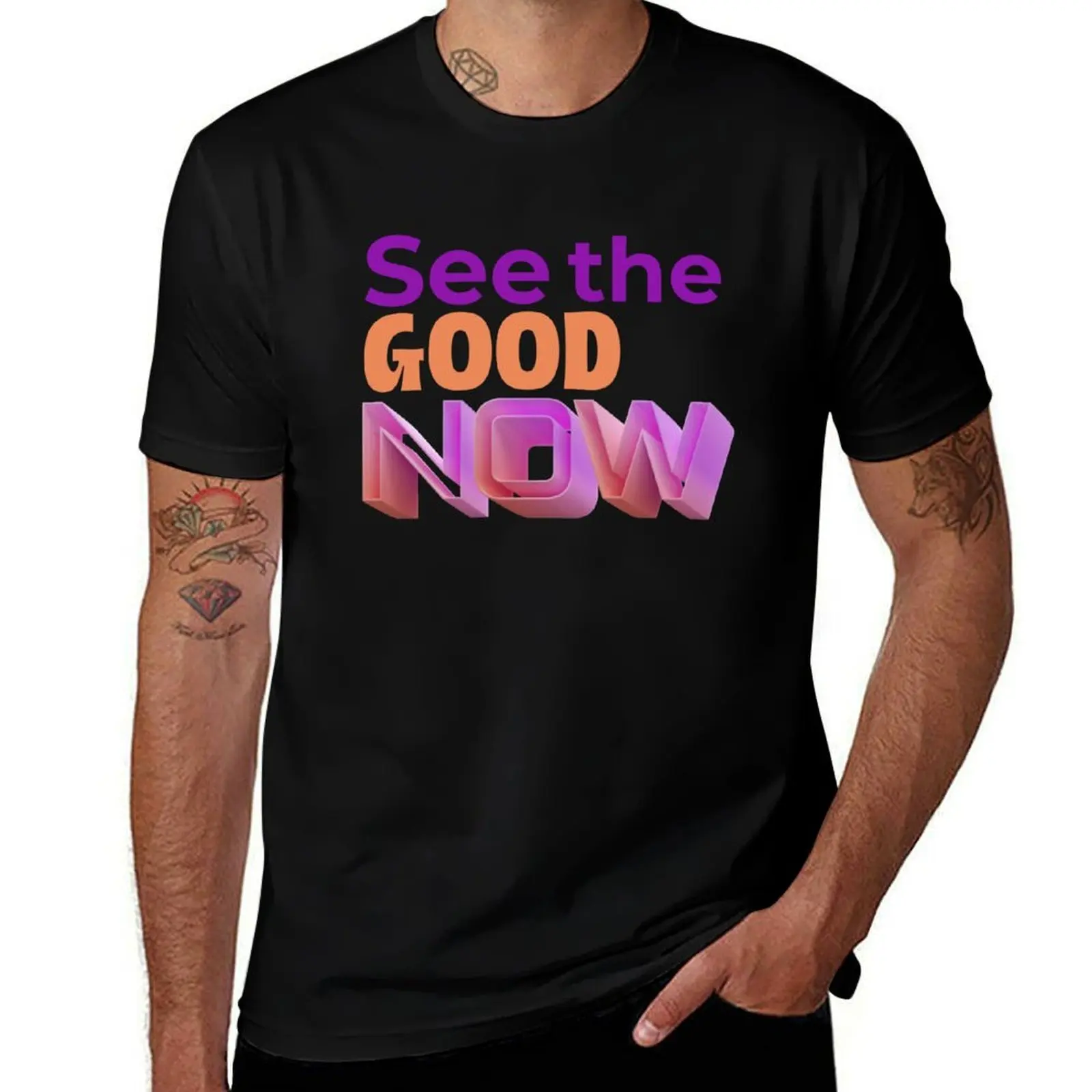 OPTIMISTIC VIEW OF THE GOOD T-Shirt T-shirt de travail industriel