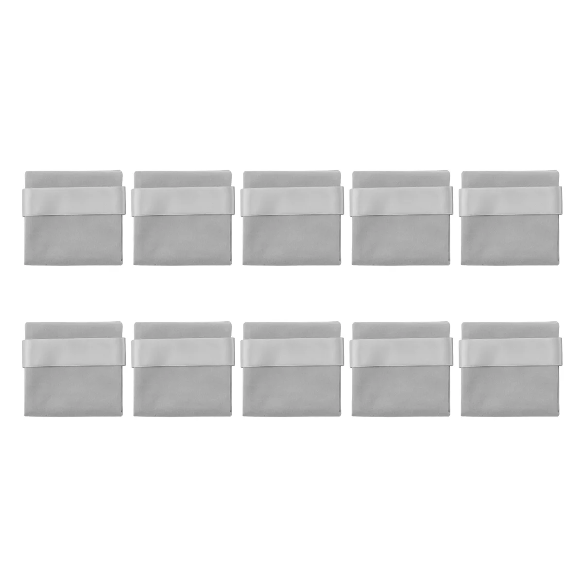 ABIS-10Pcs Jewelry Pouch with Jewelry Display Card, Jewelry Pouches for Storage Necklace Ear Studs Earrings Card Holder