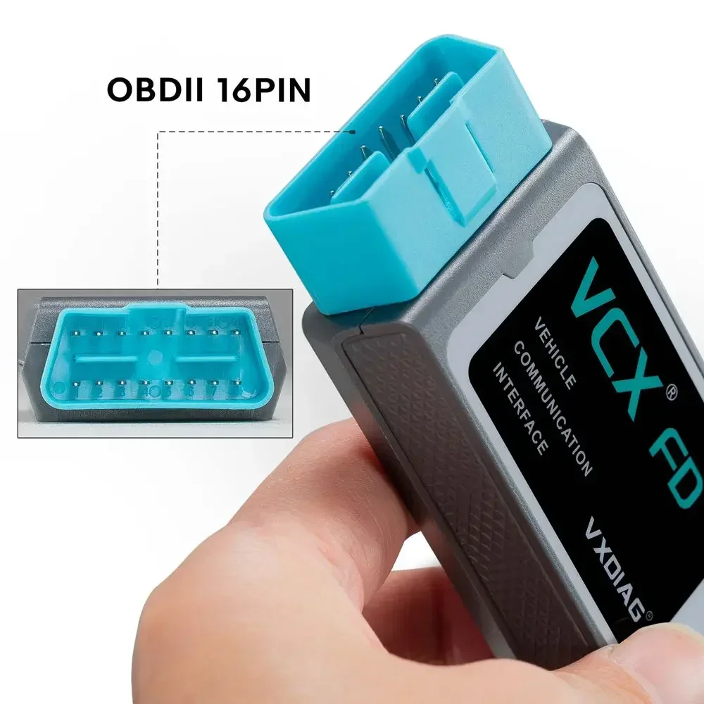 VXDIAG VCX CAN FD für GM für Ford/Mazda 2-in-1-Auto-OBD2-Diagnosetools ECU-Codierung J2534 Programmierunterstützung CAN FD DoIP – Detail 11