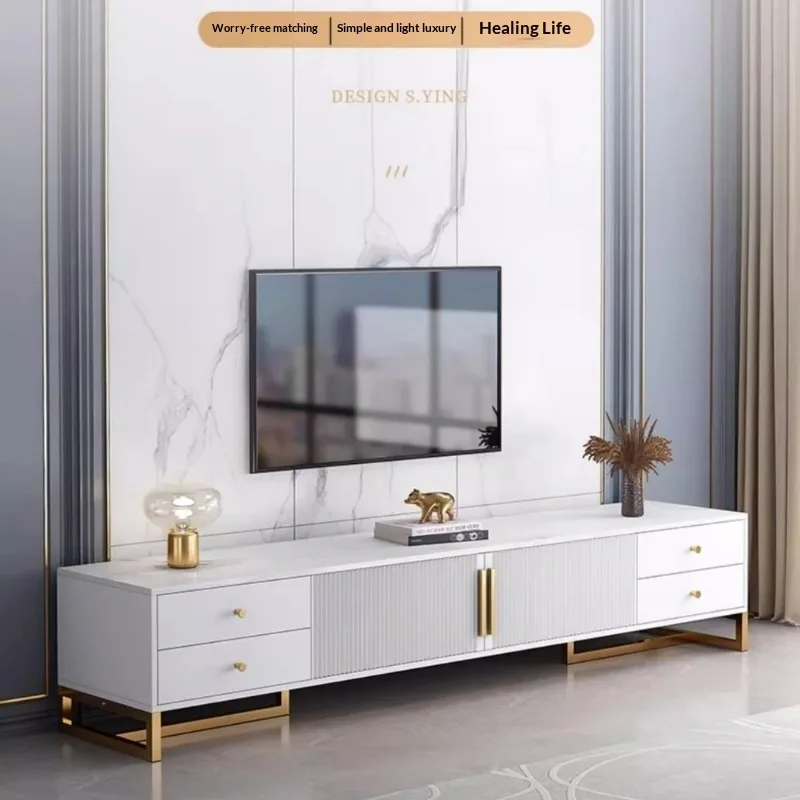 2025 Modern Floor Standing TV Stand Cabinet Storage Console Living Room Small Apartment Minimalist Media Unit Modern Tv Stand