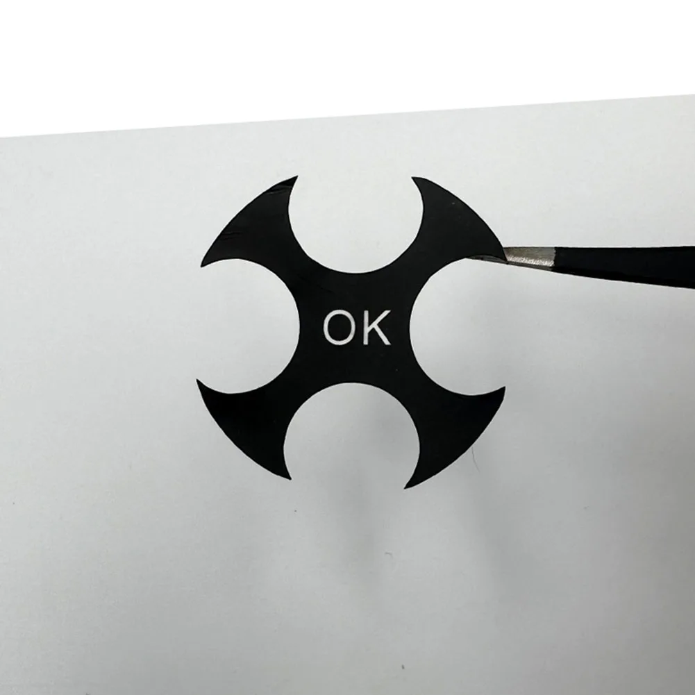 Black Button Overlay Button Repair Decal Interior Car Decoration High Grade Vinyl Material For Mercedes-Benz W221