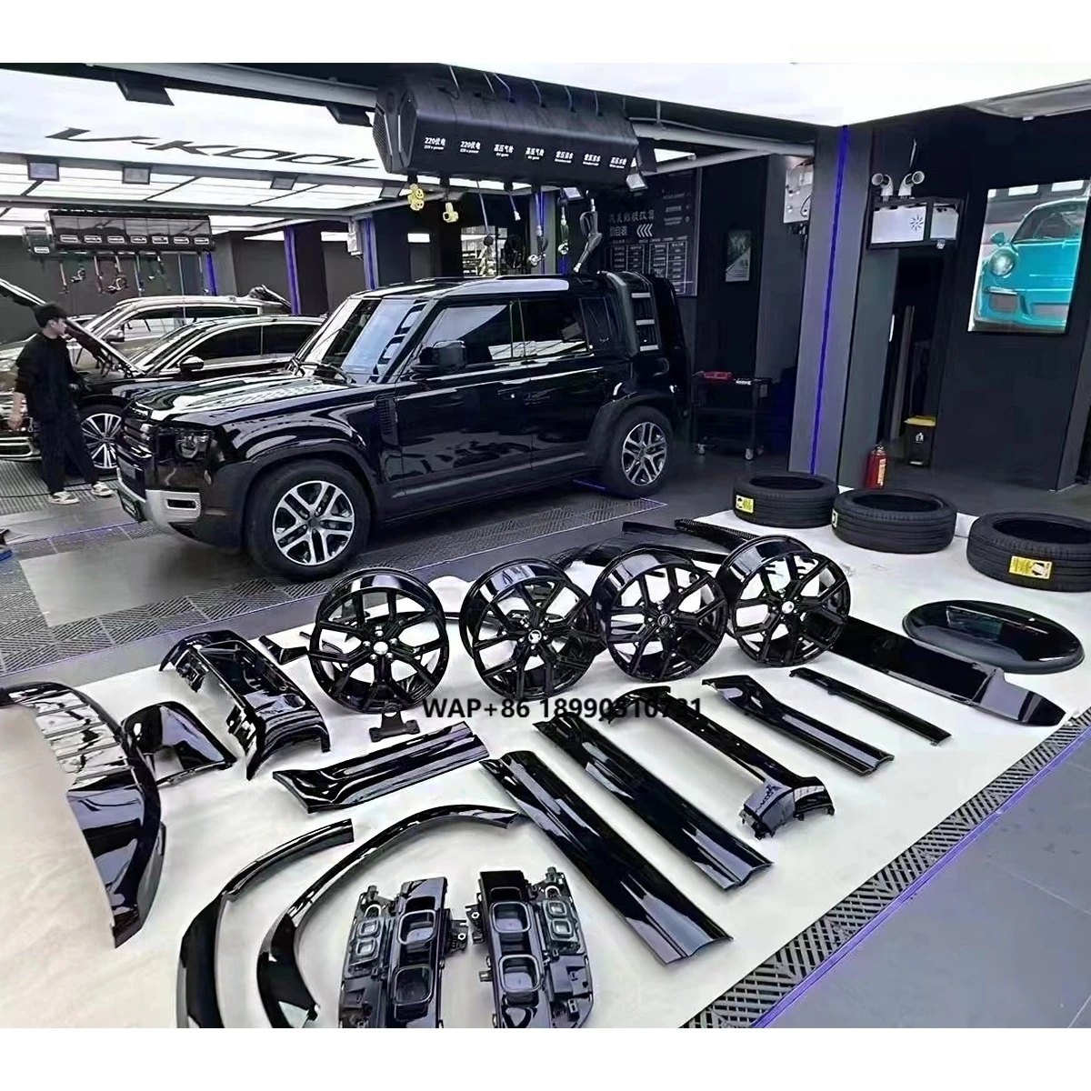 

Factory Wholesale Consist of Tire Cover Bumpers Body Kit for Land Rover Defender 90/110/130 2020-2023 Alterated to 007 Edition