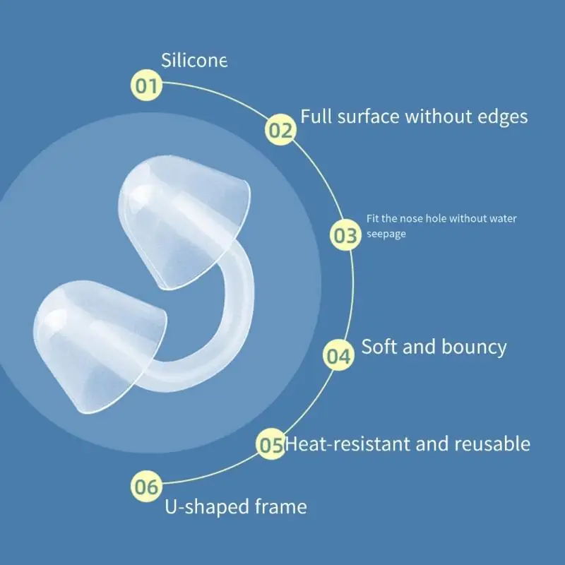 سباحة أنف مقطع أنف على شكل حرف U باقي أنف غير مؤلم للبالغين K1YF