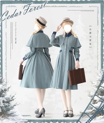Elegant French Style Overcoat Winter Warm Coat Cotton Thickened Single Breasted Chic Casual Coats Lady Coat