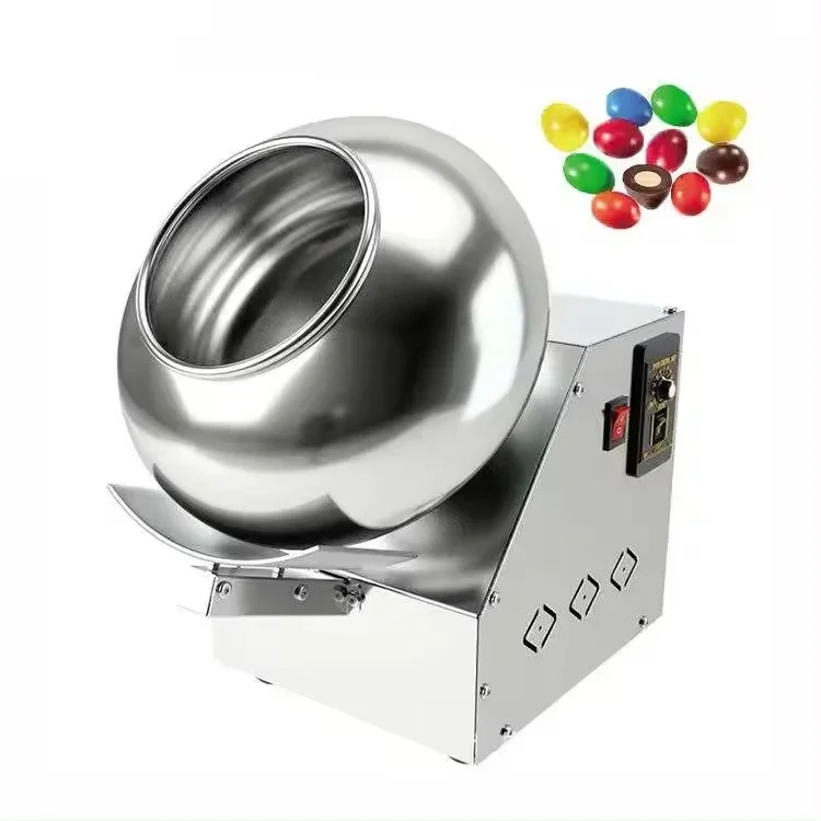 Speed Adjustable Electric Heating Chocolate Spray Machine - Multifunctional Nut Peanut Coating Polishing Machine