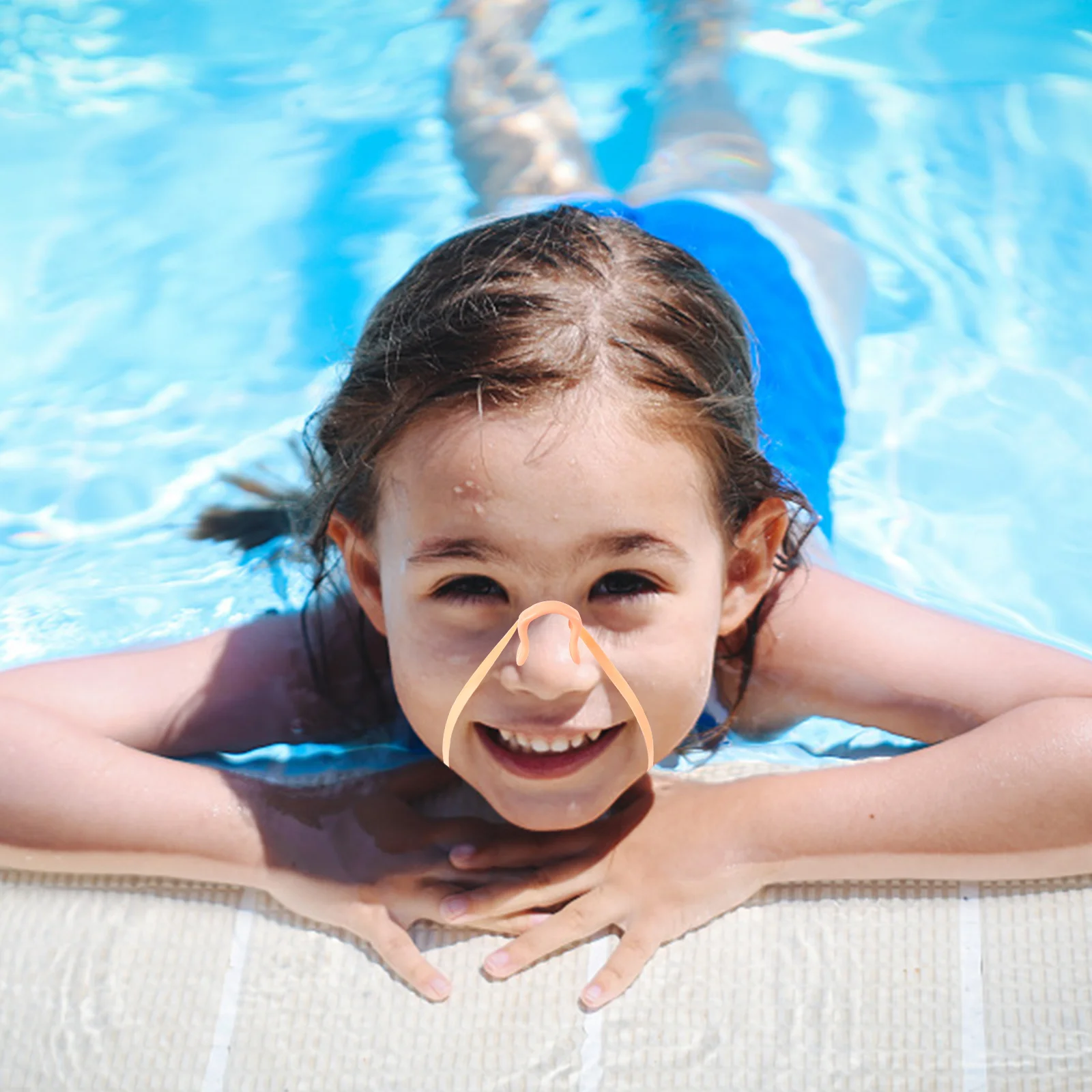 VORCOOL Schwimm-Nasenklammer mit Schnur, bequeme Latexstopfen für Kinder und Erwachsene