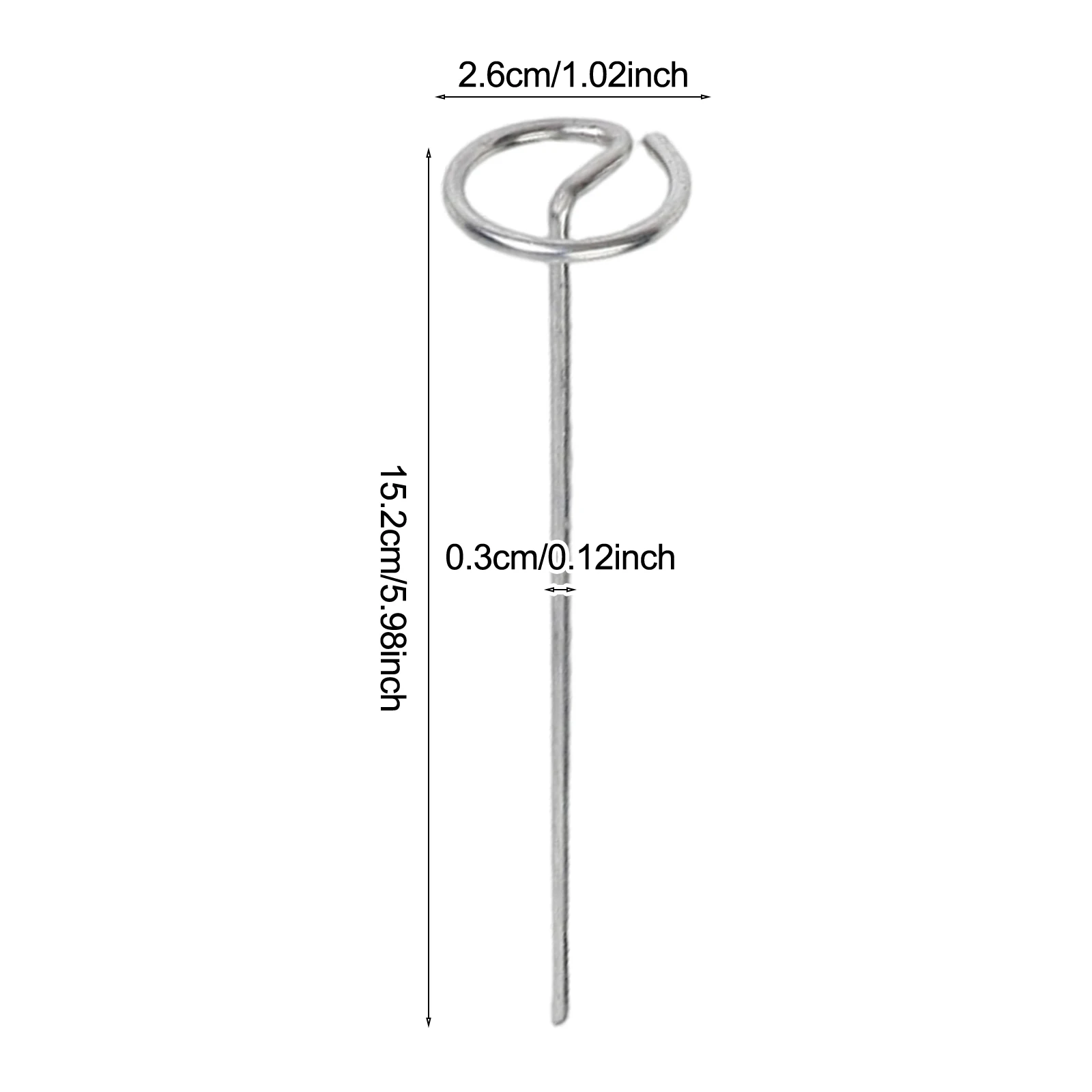 For Garden Fabric 6 Inches Garden Stakes Sturdy Ground Cover Pins Garden Stakes 6-inch Length Advanced Galvanizing Technology