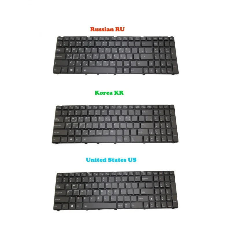 

NEW Backlit Keyboard For Gigabyte P25K P25W V2 P25W-CF1 P25W-CF2 P25W-CF3 P25X V111465ES1 KR RU US