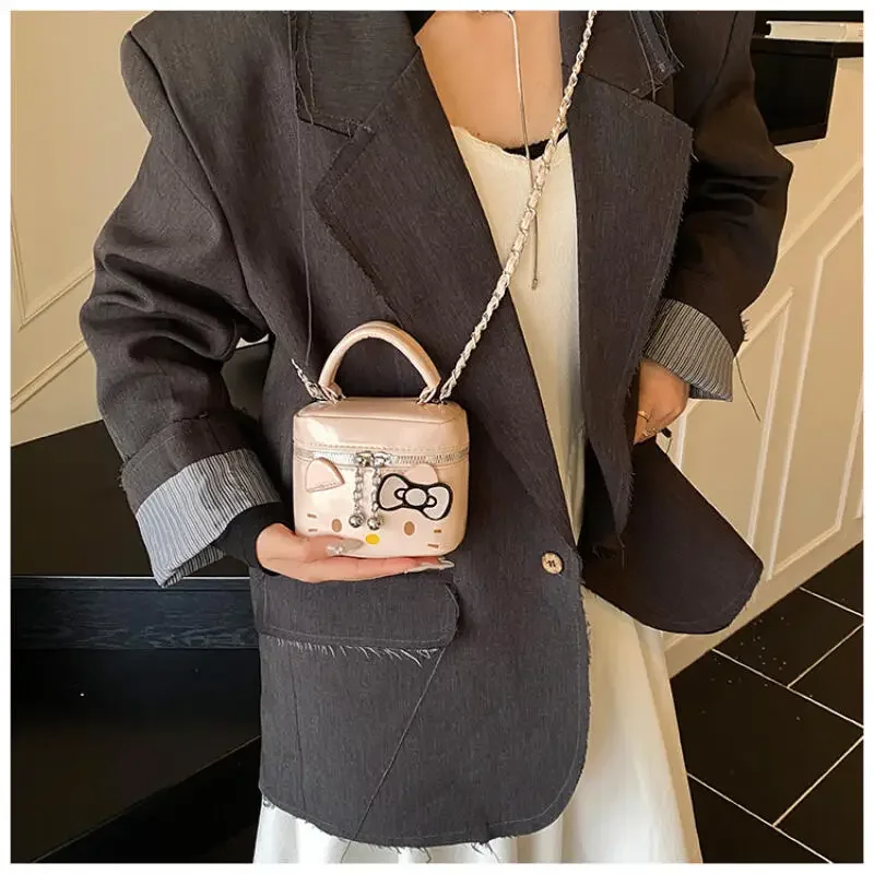 

Anime Hello Kittys Mini Packet Sanrios Crossbody Bag Cute New Fashion Crossbody Shoulder Bag Bags for Woman Kawaii Cartoon