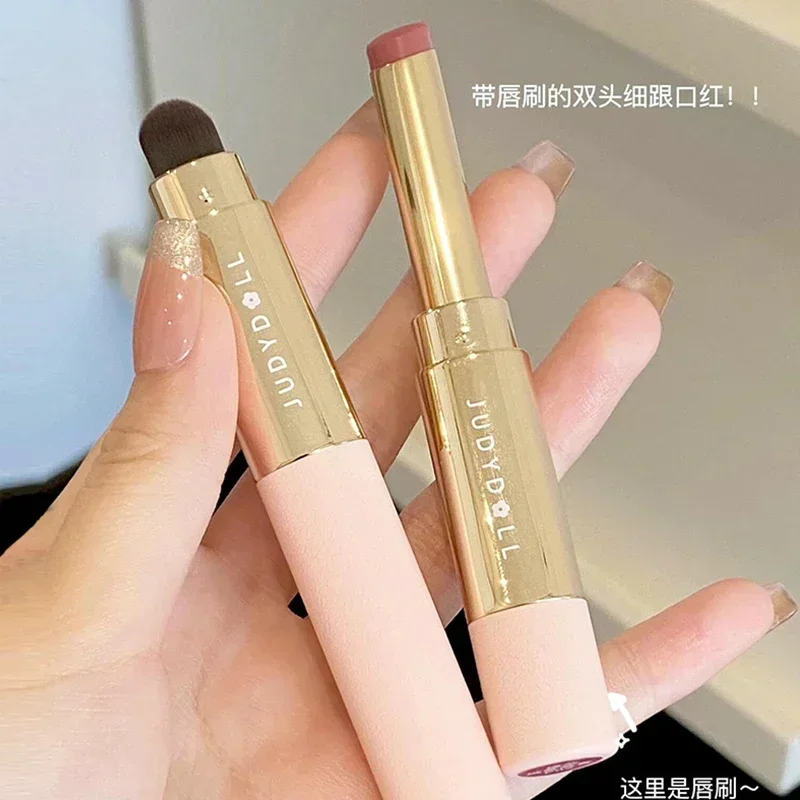 

Judydoll Thin Tube Lipstick Velvet Mist Lipstick Matte Finish Moisturizing Lip Mud Original Genuine Makeup Genuine Original