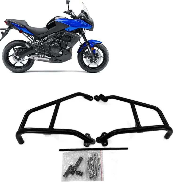 Fit for Motorcycle Kawasaki versys 650 2007 2008 2009 2010 2011 2012 2013 2014 KLE 650 VERSYS 650 Engine Guard Crash Bars