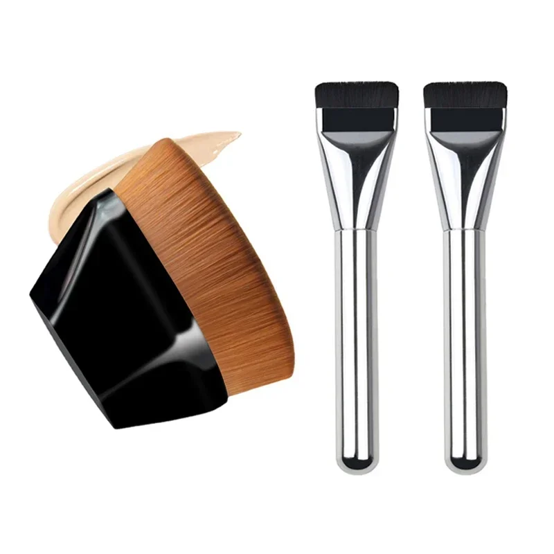 2/3Pcs Magic Liquid Foundation Makeup Brush, Soft High Density Fiber, No Trace, Easy to Carry BB Cream Beauty Tool