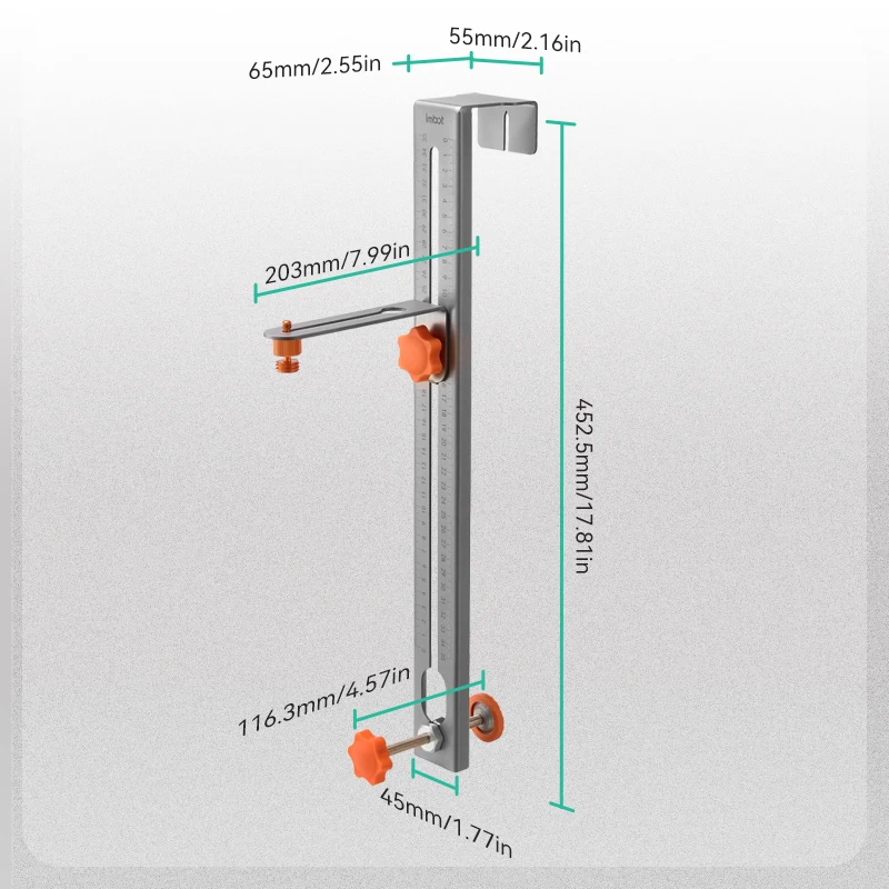 Imbot Laser level hanging wall bracket on the wall infrared lifting support rod decoration ceiling level hanger