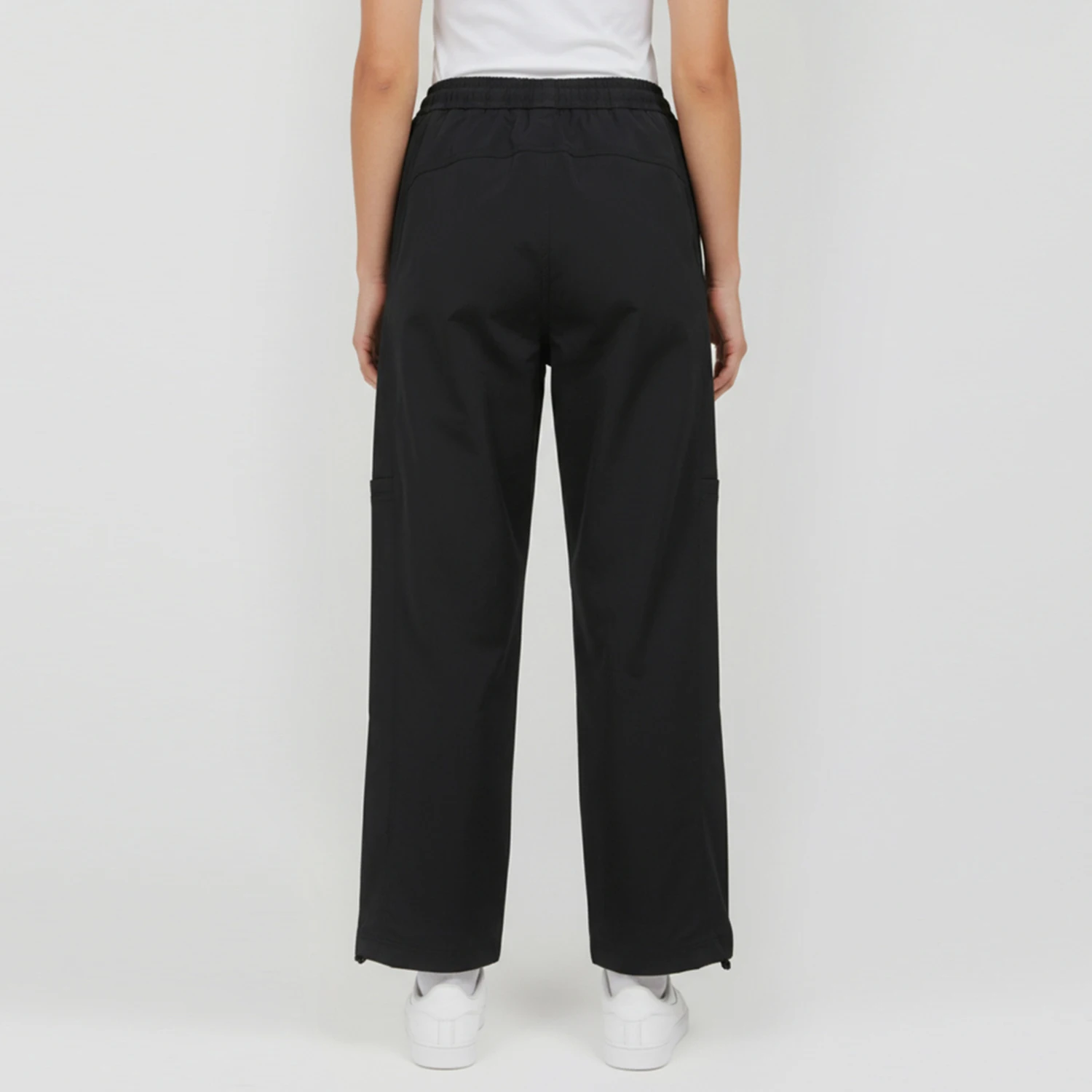Adidas authentic new women's black free and simple straight casual pants KS0081