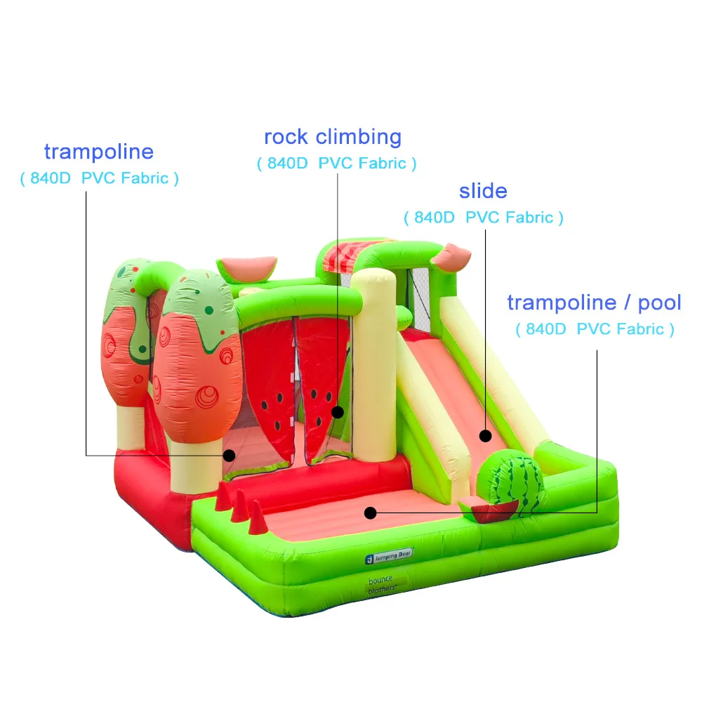 Jumping Children's Bouncy Castle & Bouncing House PVC Material 320x280x200cm Outdoor Trampoline Slide Toy