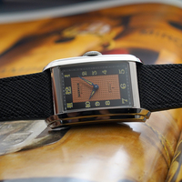 New MERKUR NH05 Rectangle Retro Casual Watch for Men Business Series Automatic Chorded Watch Relogio Sapphire Salmon Dial