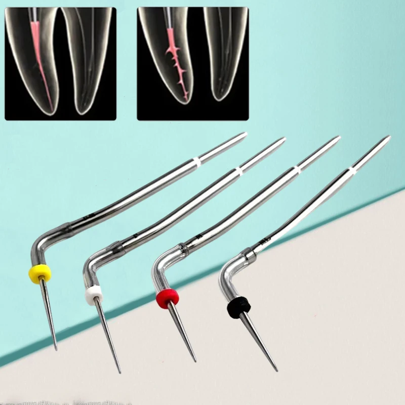 

4Pcs Dental Gutta Percha Pen Heated Tips, Endo Obturation System, Dental Heating Pluggers Sybron Endo Buchanan