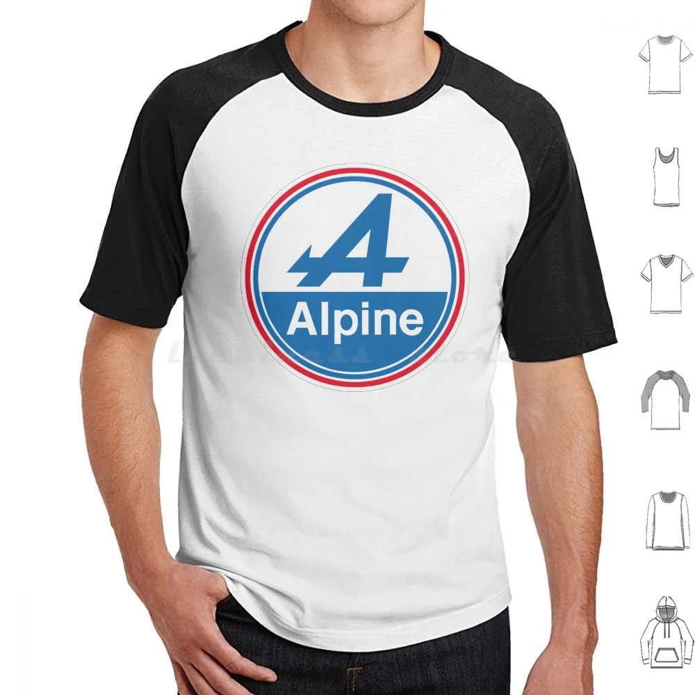 Alpine A108 A110 A310 A610 T Shirt Cotton Men Women DIY Print Alpine A108 A110 A310 A610 Gordini R5 R17 R18 R20 R30 Undine