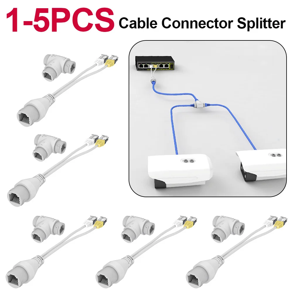 POE-Kabelverzweiger 2-in-1: Die perfekte Lösung für IP-Kameras mit 4- und 8-Core-Kabeln