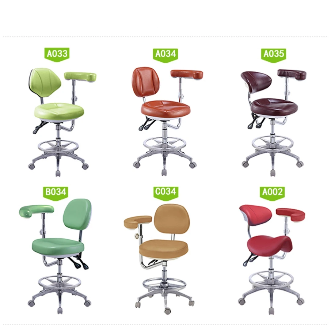 Dentist Chair High-end Doctor Seat Chair Oral Dental Lifting Swivel Chair Hospital Nurse Armchair