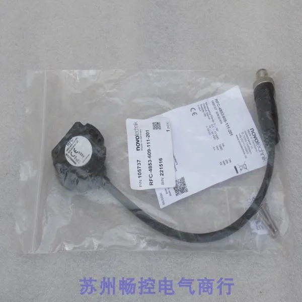 New NovoTechnik Displacement Sensor RFC-4853-609-111-201, 1PCS