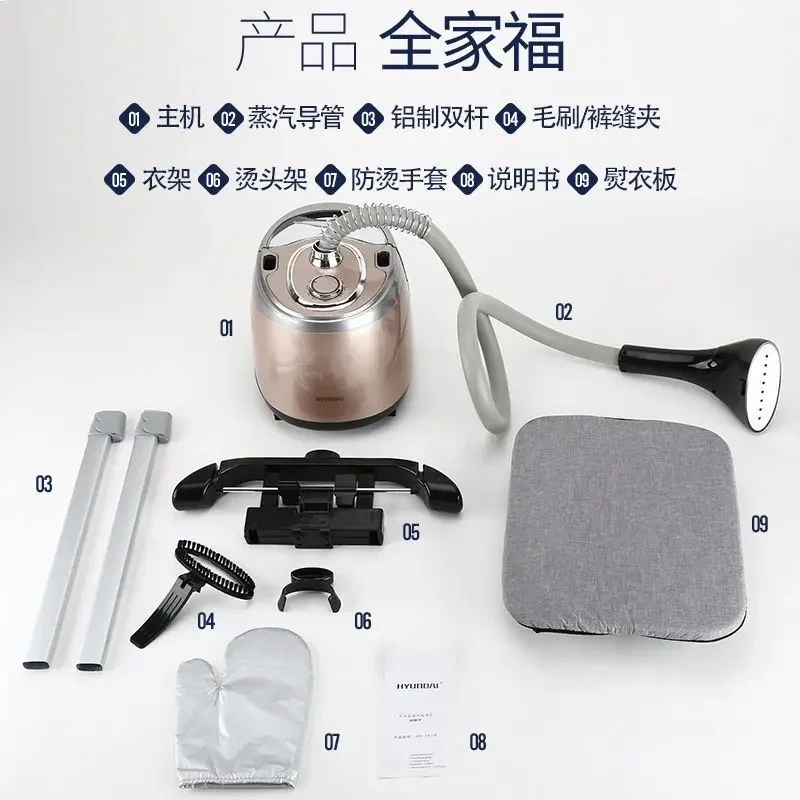 مكواة معلقة بالبخار كبيرة، مكواة منزلية معلقة عمودية محمولة باليد، مكواة كهربائية