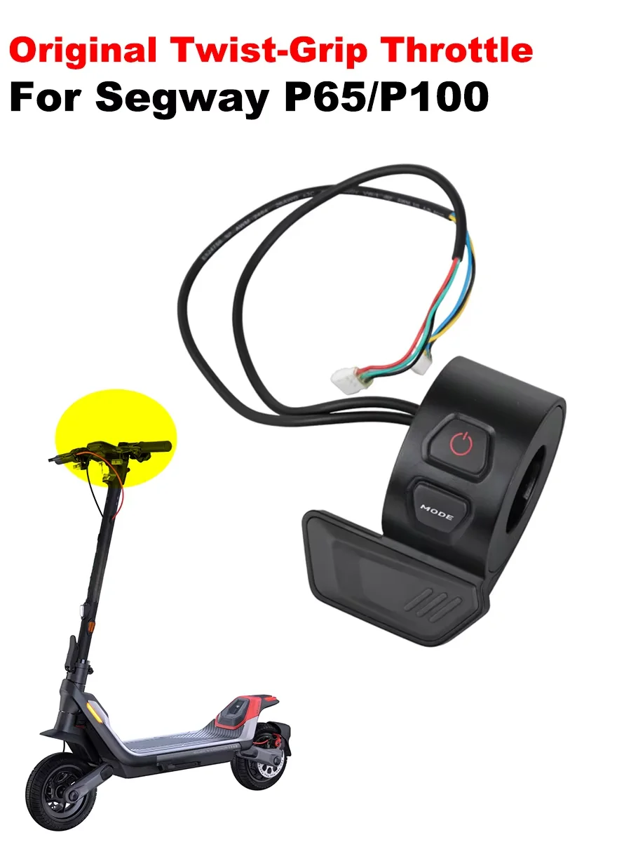 Original Twist-Grip Throttle For Segway Kickscooter P65 P100 Electric Scooter Accelerator Thumb Speed Controller Parts